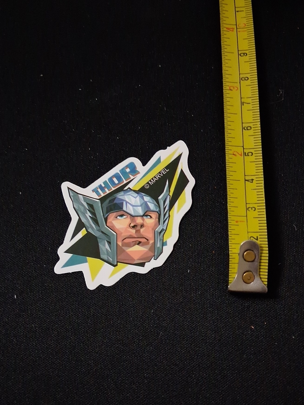 Marvel Thor Waterproof Sticker in Blue, Silver, Yellow
